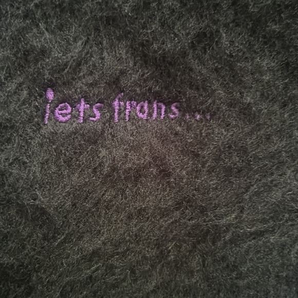 𝕚𝕖𝕥𝕤 𝕗𝕣𝕒𝕟𝕤- NWT -Unisex- Oversized Fuzzy Cardigan -Multiple Sizes - Picture 6 of 7